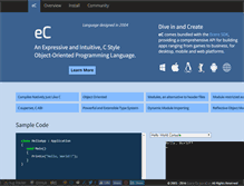 Tablet Screenshot of ec-lang.org